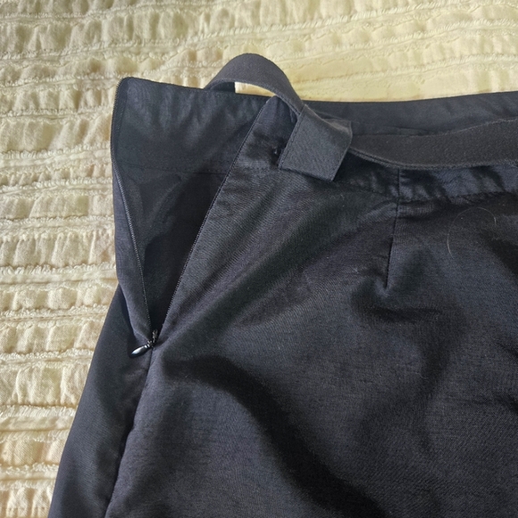 Urban Outfitters Black Wrap Cargo Midi Skirt with Belt | Size Small Petite - Picture 8 of 14